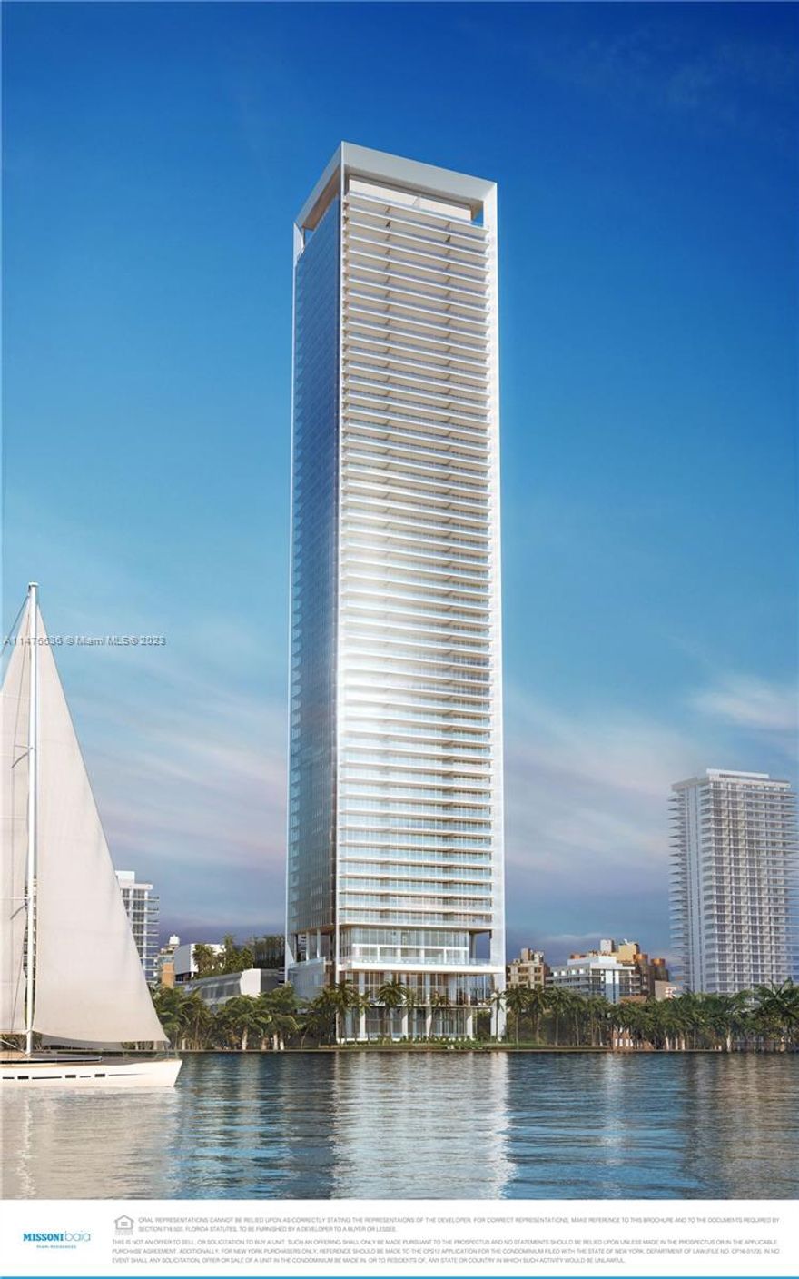 Developer Unit at desired Missoni Baia 3 BD 4.5 Baths. 2552 sqft under AC plus 351 sqft terrace. breathtaking views of Biscayne Bay and Miami Skyline from this corner unit.