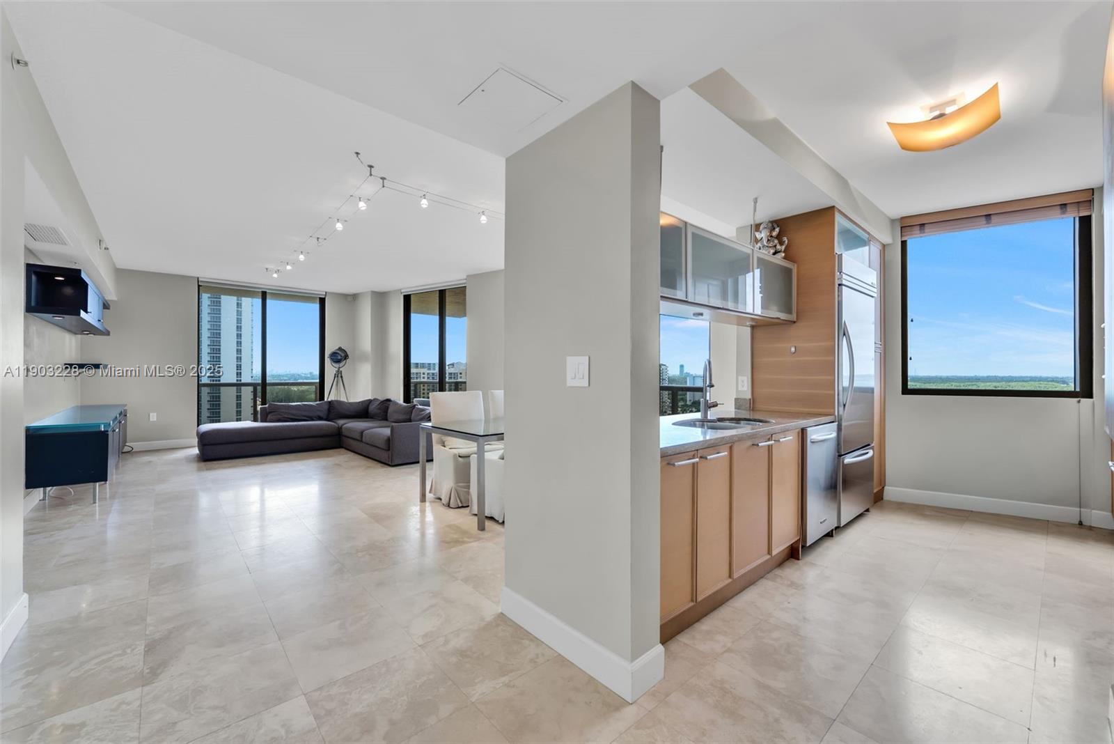 Priced to sell! The most desirable layout, corner unit in boutique-style building featuring a stunning 2BD/2,5BA apartment designed to maximize space and style. Enjoy an Italian-style kitchen with stainless steel appliances and granite countertops, porcelain floors, built-in closets, and in-unit washer/dryer. Partially furnished with beautiful sunrise and sunset views. Amenities include pool, jacuzzi, sauna, gym, beach service, valet parking, and 24/7 security. Prime location near shops, restaurants, major roads, and top-rated schools. Don’t miss this Miami gem!