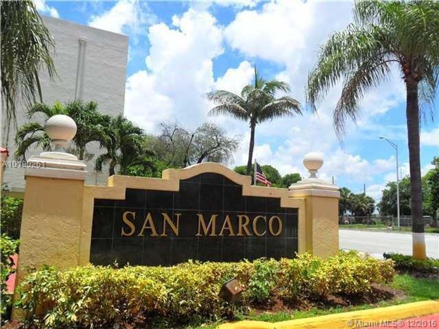 Gorgeous apartment centrally located in Fontainebleau in a gated with security guard community, near shopping centers, hospitals, a school district, within minutes to Miami International airport. Unit has 1 large bedroom with 16x16 tile floors, fully updated bathroom. Living/dining room combo with sliding glass doors leading to the screened balcony, remodeled kitchen with s/s appliances and washer/dryer in unit. Swimming pool, soccer table, and gym. Fast HOA approval (4-5 days). NO Pets. POI is required.