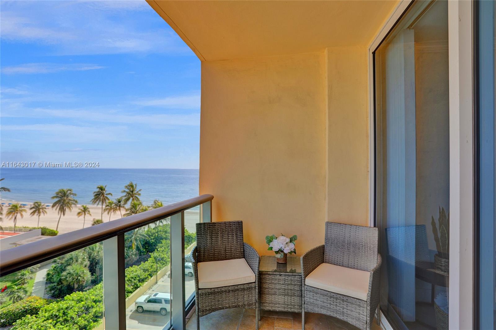 Welcome to your modern and spacious studio with ocean and city views! Recently remodeled, this studio features a newly upgraded kitchen and bathroom. Large walk-in closet. Nestled in one of the finest and most exclusive luxury buildings on the beach, this property offers exceptional value for its amenities. Enjoy the resort-style living with access to a newly remodeled pool deck adorned with lush palm trees, soothing fountains, a rejuvenating Jacuzzi, and a state-of-the-art gym, Beach Services. Experience the epitome of luxury living at The Wave - where every day feels like a vacation.