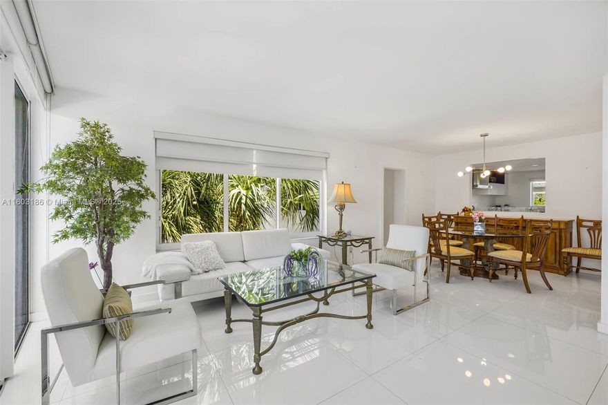 Quaint and peacefully 2 bedroom 2 bathroom across the ocean in Bal Harbour. This is a coop building offering a 3rd floor well maintained property with storage. Washer dryers allowed in unit plus free common laundry. Close to the Bal Harbour shops, Surfside attraction and more. Pets allowed up to 35 pounds. Note this is a land lease property until 2045 that the coop owns the land.