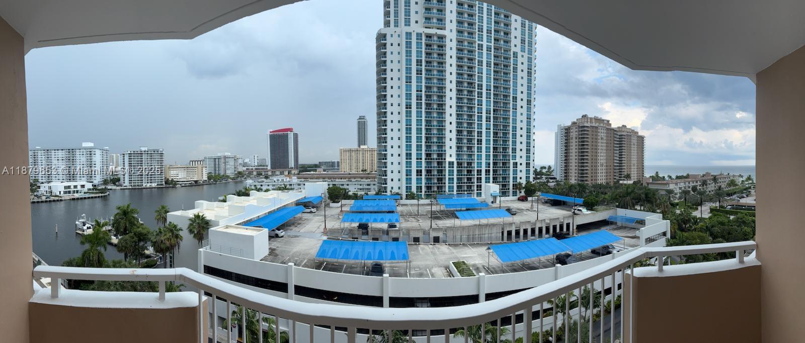 For Sale 1bed/1bath condo in The Hemispheres Complex that includes 4 buildings (2 of them oceanfront and 2 - intracoastal front). Ownership provides you access to all 4 buildings and amenities, shops, enjoyment by discounts in 2 beautiful restaurants located on the property. Great location, closely to Walmart, Publix, Burlington, Ross, and Gulfstream Park Casino complex. Park for walks and entertainment with children in close neighborhood. Lots of amenities including 2 pools, tennis courts, 2 gyms, beach access, beach service, 2 restaurants, BBQ zone, and more. You can have a fan with Own boat - Marina boat Slip available.
The unit has tale floors, big storage closet, a balcony with Intracoastal and Ocean view. Text anytime with requests of showing.