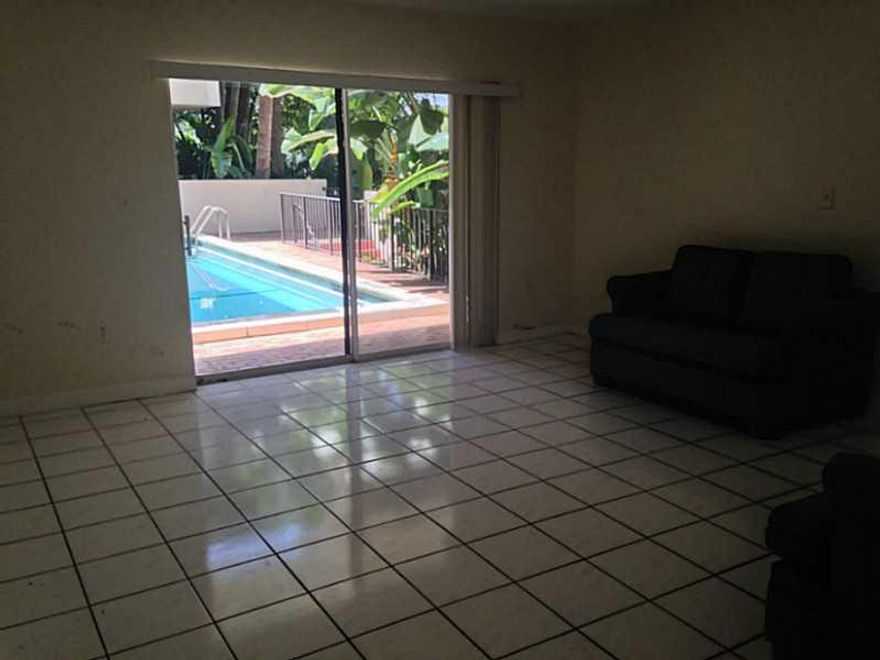 Spacious 2/2 with patio opening up to pool area. Centrally located in Coral Gables walking distance to UM campus and Metrorail.  Split bedroom floorplan with huge walk in closets, W/D inside unit, and 1 garage parking.  Complex has ample visitor parking a s well.