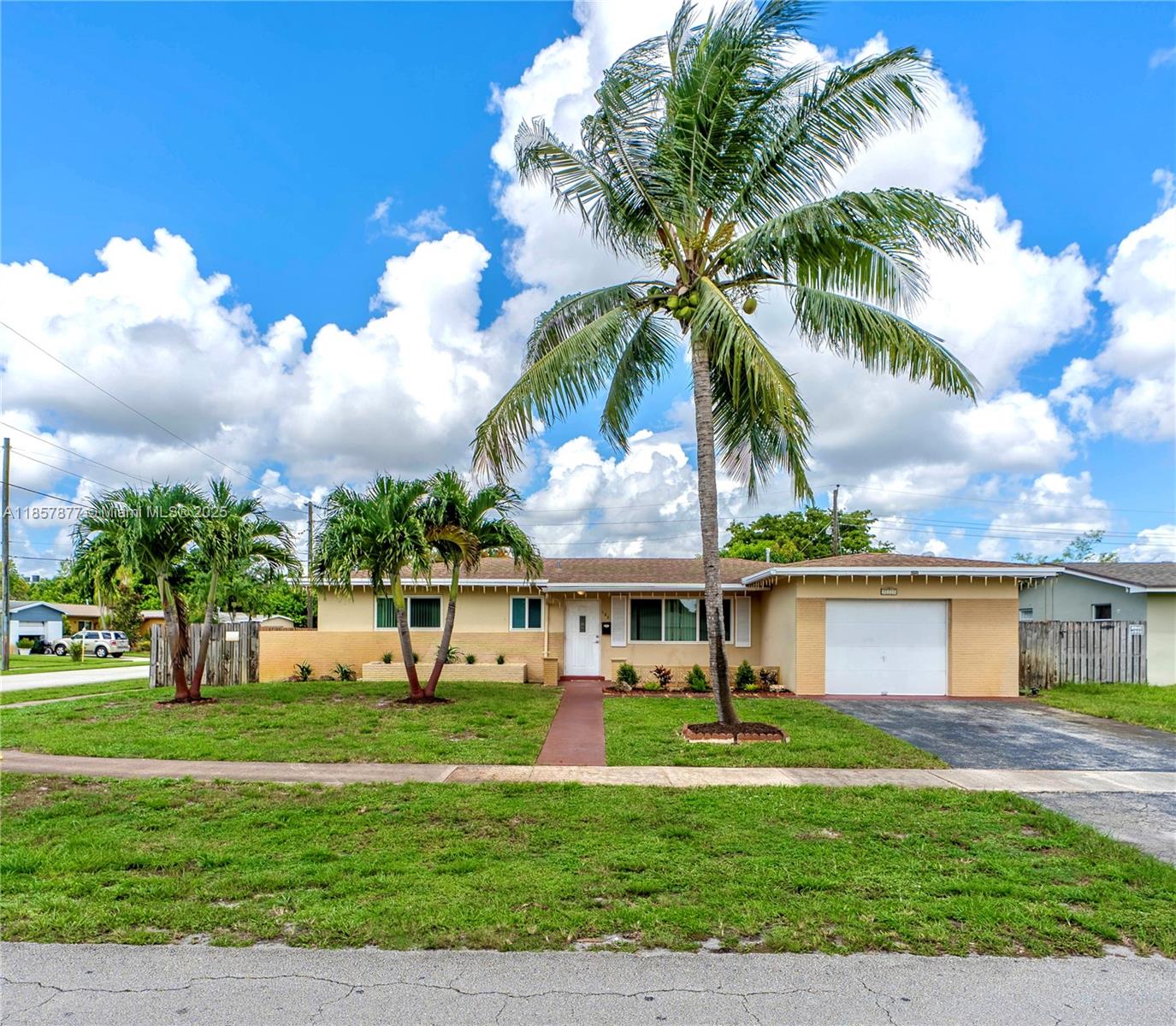 This is a Unique find in Pembroke Pines!! This inviting ONE STORY home sits on a LARGE CORNER LOT with NO HOA, sparkling POOL and nice green space with fruit trees. Side yard Features a Barbecue area for family cook outs with easy access to front yard. This 1800 SQ FT home also features: double pane IMPACT GLASS WINDOWS & DOORS (2019), Electric water heater and newer Roof (2019). Open layout with SS appliances and well appointed Family Room / SUNROOM overlooking the garden and pool. Tool shed located on right corner of yard.
Conveniently located to shopping, Memorial Hospital Pembroke and 20 minutes to Hollywood Beach!