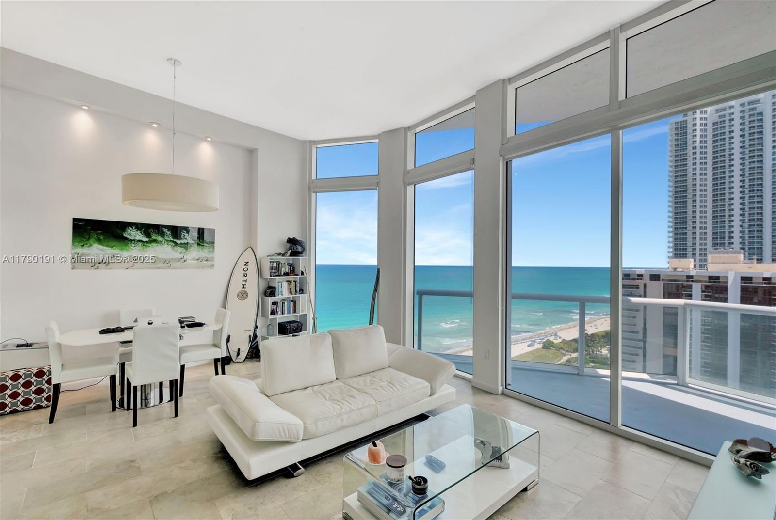 Rental Property at 6515 Collins Ave 1807, Miami Beach, Miami-Dade County, Florida - Bedrooms: 1 
Bathrooms: 2  - $4,700 MO.
