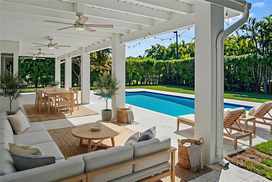 Modern and effortless living come together in this fully remodeled Pinecrest residence, offering 4 bedrooms and 3 beautifully updated baths. Light-filled interiors flow seamlessly through spacious living areas into a redesigned chef’s kitchen featuring all-new appliances, generous counter space, and a layout ideal for everyday living and entertaining. The thoughtfully designed floor plan includes a private primary suite and a convenient cabana bath with direct access to the backyard. Step outside to a sparkling pool surrounded by ample patio space, creating the perfect setting for year-round gatherings. Complete with a 2-car garage and move-in-ready finishes throughout, this Pinecrest home is ready for its next chapter. *SELECT IMAGES HAVE BEEN VIRTUALLY STAGED*.