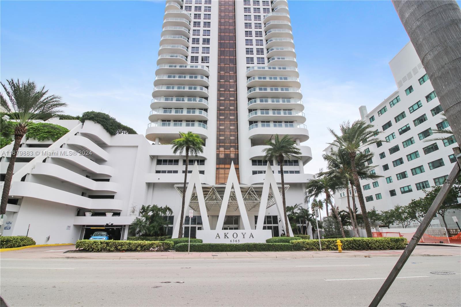 AKOYA!!! Enjoy a life of luxury in one of the best buildings in Miami Beach. Featuring 2 beds and 2 baths. Second bedroom converted. Breathtaking views of the ocean and Intracoastal. The building offers so many amenities; fitness center, tennis court, racquetball court, sauna, 24 hours concierge, security, valet parking available, beach service with umbrellas and chair. Unit comes with one assigned parking. excellent location, close to Lincoln Road, The Design District, Bal Harbor.
