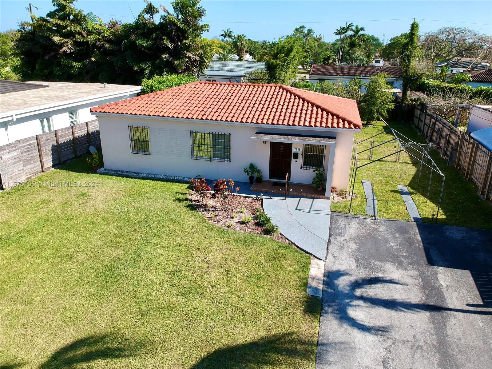 Perfectly situated in the "Waterways" section of West Miami, between Coral Way and Bird Road near the Palmetto, this 3 bedroom 1 bath will not disappoint! Very well maintained home with a Barrel Tile roof, huge rear porch, & large family room perfect for a new family or starter home with plenty of room for future expansion or upgrades. Also boasts a CBS storage room and plenty of room for a boat or RV. Don't miss this one! Easy to show on ShowingTime.