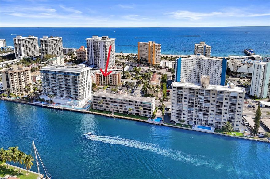 BOUTIQUE CONDO, 61 UNITS, 5 STORIES, AMAZING LOCATION!  COASTAL LIVING AT ITS FINEST, ONE BLOCK TO BEACH, ACROSS FROM INTRACOASTAL IN BOOMING POMPANO BEACH! RARE OPPORTUNITY TO PUT YOUR PERSONAL TOUCHES ON THIS ORIGINAL SOLD AS -IS CONDITION, 2 BEDCROOM, 2 BATH, OPEN BALCONY OVERLOOKING GORGEOUS POOL AREA. ENJOY BEAUTIFUL SUNSETS AND OCEAN BREEZES.  HIGH IMPACT WINDOWS, SLIDER THRU-OUT! 2ND FLOOR WITH EASY ACCESS! UNIT HAS BEEN PRICED FOR RENOVATIONS. MAKE THIS YOUR FULL TIME, PART TIME HOME OR GREAT FOR INVESTOR, CAN RENT IMMEDIATELY WITH 60 DAYS MIN. SMALL PET WELCOME! EXTRA STORAGE, BIKE STORAGE, WASHER/DRYERS ON EVERY FLOOR, SECURED LOBBY ELEVATOR BUILDING WITH HEATED POOL, GRILLS, COMMUNITY AND FULL TIME MANAGEMENT. 50 YEAR MILESTONE AND SIRS COMPLETE, RESERVES. HOA INCLUDES INTERNET AND CABLE! MAINTENACE PAID QUARTERLY.  WALK TO RESTAURANTS, SHOPPING, PIER AND ALL THE POMPANO HAS TO OFFER. JUMP ON THE FREE ELECTRIC CIRCUIT TO TAKE YOU TO YOUR FAVORITE SPOTS!  NEARBY MILLION DOLLAR CONDO'S, ENTOURAGE IN THE SUN, CASMIMAR, SOLEMAR, WALDORF, RITZ CARTON AND THE NEW W HOTEL THAT IS BREAKING GROUND THIS FALL. L.A. RESIDES IN BUILDING.
