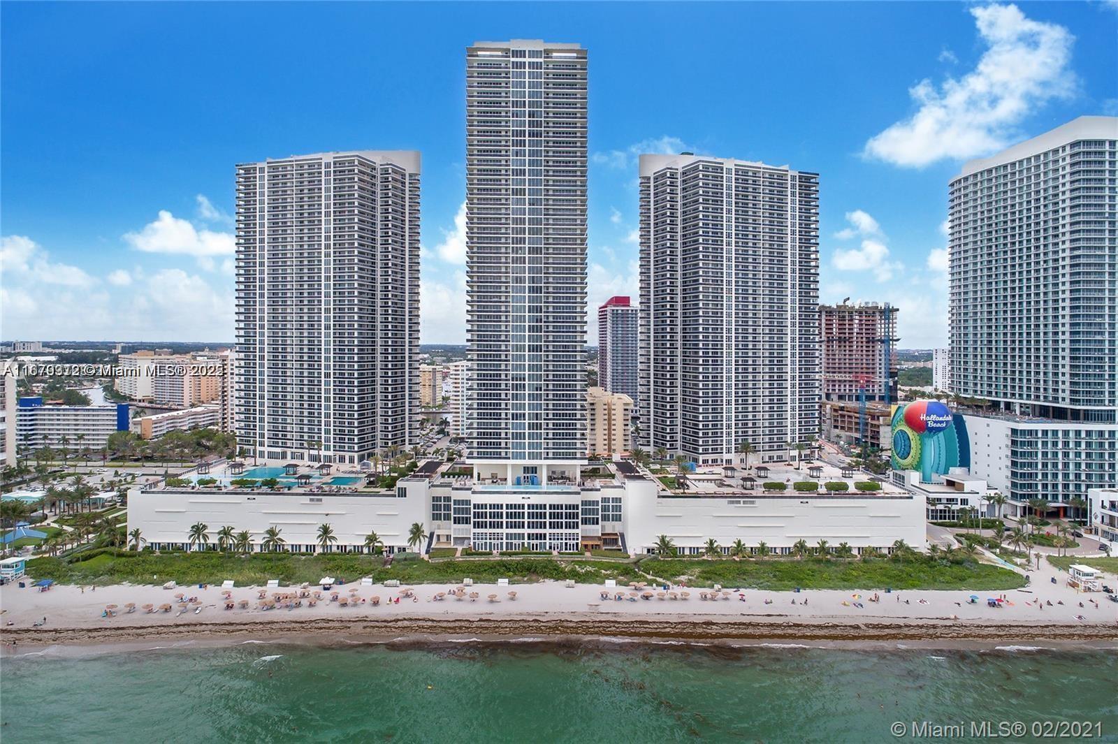 WATERFRONT BLDG *** INVESTOR OPPORTUNITY*** CAN BE RENTED IMMEDIATELY AFTER WATERFRONT BLDG* INVESTOR OPPORTUNITY*** CAN BE RENTED IMMEDIATELY AFTER PURCHASE- 12 TIMES A YEAR* PET-FRIENDLY BLDG***SPACIOUS BEAUTIFULLY DECORATED FULLY FURNISHED-1 BED 1 BATH (871sqft.) FUTURES A EUROPEAN-STYLE OPEN KITCHEN & IN-UNIT WASHER/DRYER* ENJOY 5-STARS AMENITIES: 50.000sqft / SPA* STATE OF ART GYM-2 STORY* 5 SWIMMING POOLS* STEAM ROOM* RELAXATION ROOM* CAFE-BAR OVERLOOKING THE OCEAN* BEACH SERVICE* 24HRS SECURITY* VALET* CONVENIENTLY LOCATED JUST 15 MIN. FROM FORT-LAUDERDALE AIRPORT* HOLLYWOOD BOARDWALK* GULF STREAM/ CASINIS*** MINUTES FROM ALL MAJOR SHOPPINGS; DINING. DON'T MISS THIS INCREDIBLE OPPORTUNITY!