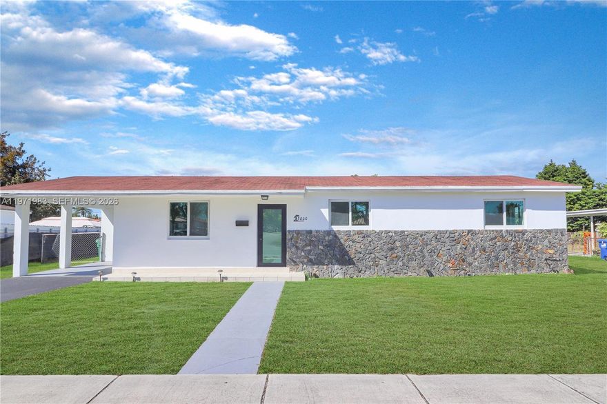 Discover a rare gem in the heart of Miami with this move-in-ready, 3-bedroom, 2-bathroom residence situated on a massive 15,000 sq. ft. lot. This home offers unparalleled space and privacy, featuring an expansive interior layout highlighted by a fully enclosed, air-conditioned back living area that significantly increases functional square footage. Recent high-value upgrades include brand-new hurricane-impact windows and doors, backed by a transferable warranty for ultimate peace of mind. Freshly painted and professionally cleaned, this property is perfectly primed for a new owner to move right in or capitalize on the incredible potential of the oversized lot.