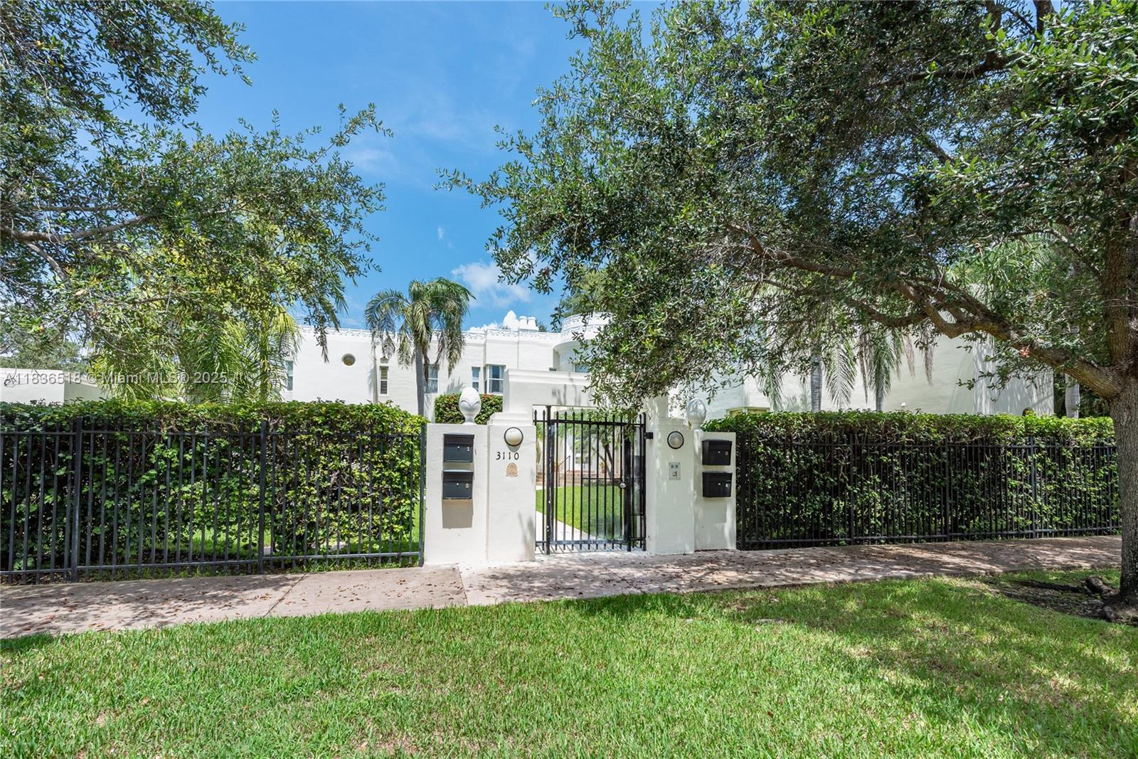 This one of a kind 2 story townhome tucked away on a quiet tree lined street and yet steps away from downtown Coral Gables. With 2010 square feet, 3 bedrooms & 2.5 baths , 2 car garage, & high ceilings, this home is full of timeless appeal and contemporary comfort. The 1st floor has an open-concept living and dining area, featuring large windows that fill the space with natural light, and a 1/2 bath. Upstairs are 3 large sized bedrooms with balconies, including a luxurious master suite with a walk-in closet and a spa-like en-suite. This townhome offers ultimate privacy, security and seclusion in a quiet corner of a beautiful residential neighborhood. Within walking distance to library, youth center and downtown. Leave your car at home!