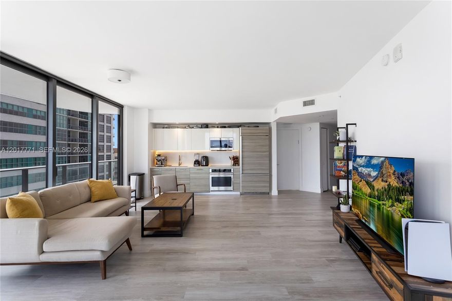 Best Line in the Building! Wake up to breathtaking East and Southeast views from this exceptional residence at Hyde Midtown Miami, perfectly positioned in the heart of one of the city’s most vibrant and walkable neighborhoods. Designed by the world-renowned Arquitectonica, this striking tower blends bold architecture with sleek, modern interiors.
Enjoy true resort-style living with a spectacular 7th-floor amenity deck featuring a heated pool, spa, and private cabanas set among lush landscaping—all overlooking stunning bay and city views. Additional amenities include a state-of-the-art fitness center, tennis court, and exclusive on-demand concierge services, delivering effortless luxury and convenience.
This is a rare opportunity to own one of the most sought-after lines in the building—ideal for those who value views, location, and lifestyle in one of Miami’s most dynamic communities.