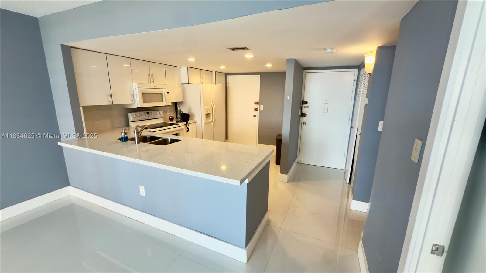 Spacious and bright 1 Bed / 2 Bath condo in desirable Buckley Towers – East Building. This 4th-floor unit features 861 sq ft with water views, large windows, and tile floors throughout. The kitchen is open and functional, and the unit includes ample closet space. Building amenities include a pool, gym, laundry facilities, security, and guest parking. Assigned parking included. Great location near I-95, Aventura Mall, shopping, Publix, and more. HOA requires a credit score of 675+ and a household income of $40,000, as well as application approval. Pets under 35 lbs are allowed with an annual fee. Available from July 4th, 2025. Easy to show – lockbox in place. Showing instructions via ShowingTime.