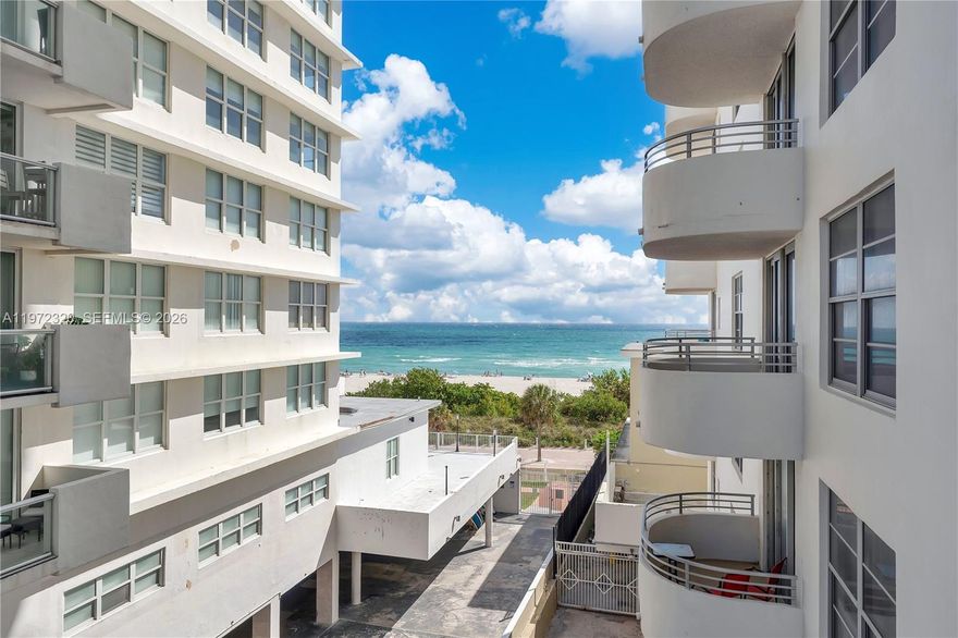 Discover Miami Beach living at its finest in this Tommy Bahama-inspired corner unit at 5555 Collins Avenue, Unit 5B. This 2-bedroom, 2-bathroom home boasts 1,047 square feet of stylish comfort with partial ocean views and a spacious balcony. The kitchen features stainless steel appliances and a dishwasher. Enjoy a suite of amenities: a doorman, concierge, valet parking, gym, pool and more as billiard room and basketball courts. With oceanfront access, and steps to the beach, this highrise gem offers the perfect blend of modern convenience and tropical charm. Don't miss out on this Miami Beach retreat! BUILDING IS UNDERGOING RENOVATIONS AND SOME AMMENITIES ARE NOT OPEN FOR NOW, but who needs them if you have the beach just steps from your apt.