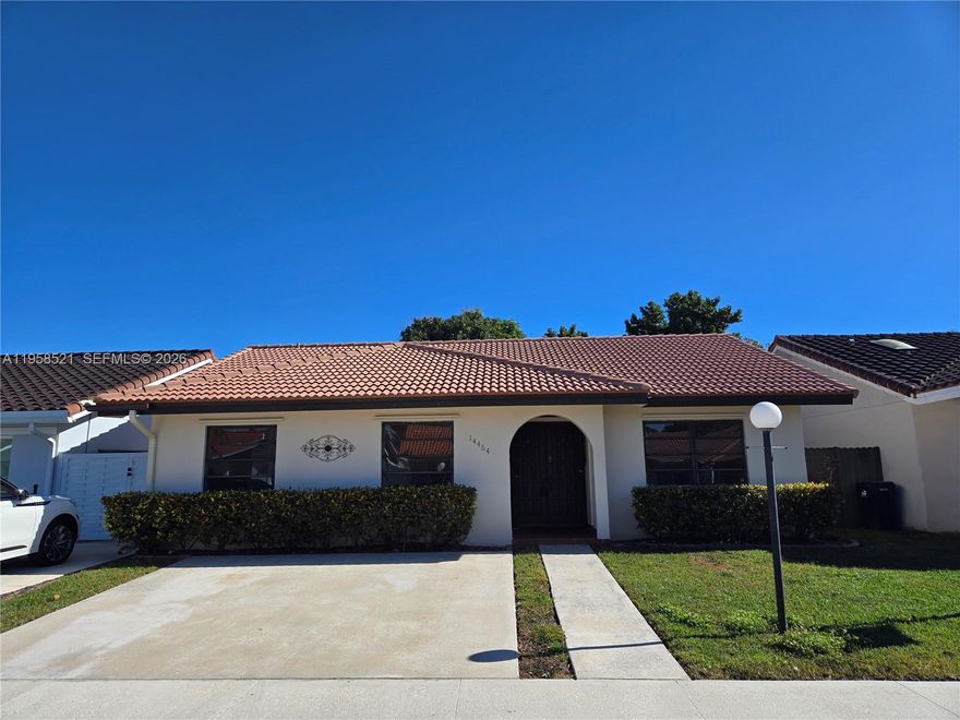 THIS BEAUTIFULLY WELL-MAINTAINED 4/2 SINGLE-FAMILY HOME IN THE HAMMOCKS COMMUNITY OF KENDALL. TURNKEY 1,755 SF HOME FEATURES UPDATED PRIMARY BATH, AND FLOORING THROUGHOUT, A 3-YEAR-OLD A/C UNIT, AND LOW HOA FEES. OUTSIDE, ENJOY YOUR VERY OWN MANGO AND AVOCADO FRUIT TREES, WITH PATIO, SHED, AND ARTIFICIAL GRASS. MOVE IN READY! DON'T MISS THIS GREAT OPPORTUNITY! MAKE THIS HOME YOURS TODAY!