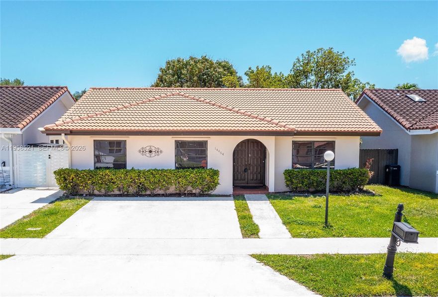 JUST REDUCED $10K- MOVE-IN READY & PRICED TO FLY. THIS BEAUTIFULLY WELL-MAINTAINED 4/2 SINGLE-FAMILY HOME IN KENDALL NEAR SCHOOLS, RESTAURANTS, SHOPPING, AND MORE. THIS TURNKEY 1,755 SF HOME FEATURES UPDATED PRIMARY BATH, AND FLOORING THROUGHOUT, 3-YEAR-OLD A/C, AND EXTREMELY LOW HOA FEES. THE BEST TASTING MANGOS AND AVOCADOS FROM YOUR FRUIT TREES. PATIO, SHED, AND ARTIFICIAL GRASS. DON'T MISS THIS GREAT OPPORTUNITY! MAKE IT YOURS TODAY!