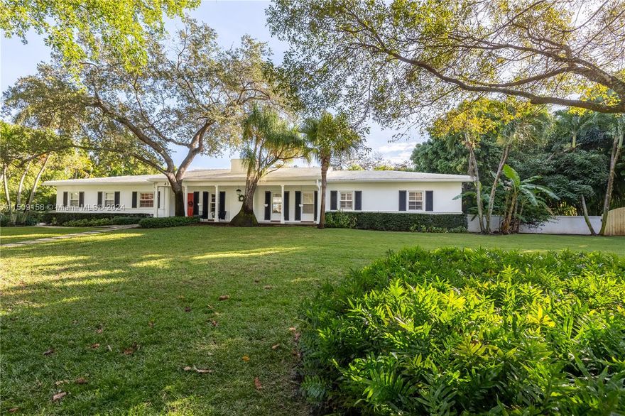 Welcome to 4311 Monserrate Street, a lovely one-story home in prime Coral Gables. Combining timeless architecture, modern amenities, and meticulous craftsmanship for sophisticated Florida living. Ideally located on a beautiful tree-lined street near the University of Miami, Riviera Country Club, Miracle Mile, and downtown Miami, this property offers convenience and luxury. Bright foyer, high ceilings, and a floor plan that connects living and dining to the chef's kitchen. Beautiful primary suite, with walk-in closets and en-suite bath, plus 3 additional bedrooms and bathrooms with luxury finishes. The backyard features a lovely pool and patio area, ideal for alfresco dining or entertaining. With a two car garage and a built-out wine cellar this property embodies contemporary living.