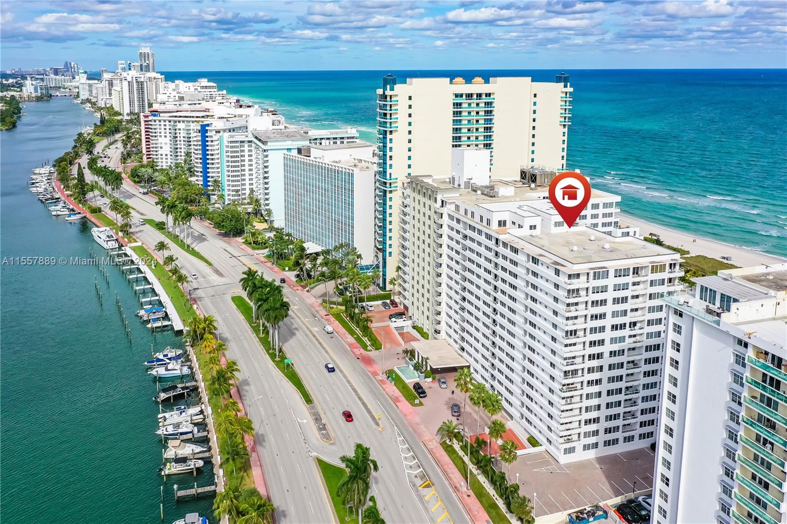 Property for Sale at 5005 Collins Ave 506, Miami Beach, Miami-Dade County, Florida - Bedrooms: 2 
Bathrooms: 2  - $850,000
