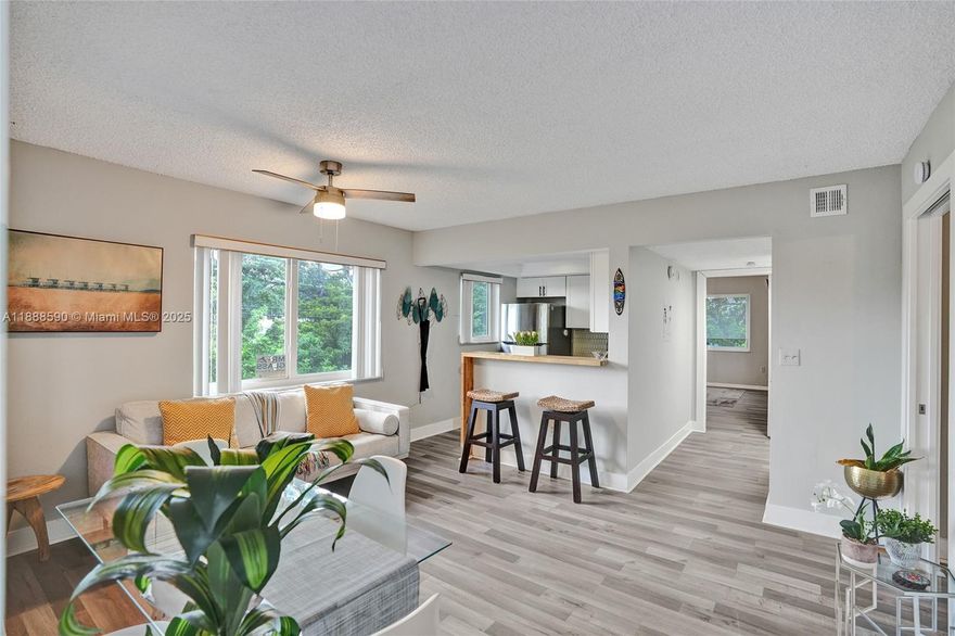 Move right into this spacious, updated 3-bedroom home in the heart of Croissant Park. Large private backyard!   Enjoy a prime location just minutes from Las Olas, marinas, beaches, dining, and all that Fort Lauderdale has to offer. This unit features impact windows and doors, in-unit washer and dryer, and comes partially furnished for added convenience. Water is included, with no HOA and quick approval, you can settle in fast. Don’t miss this opportunity—schedule your showing today and make this lovely home yours!