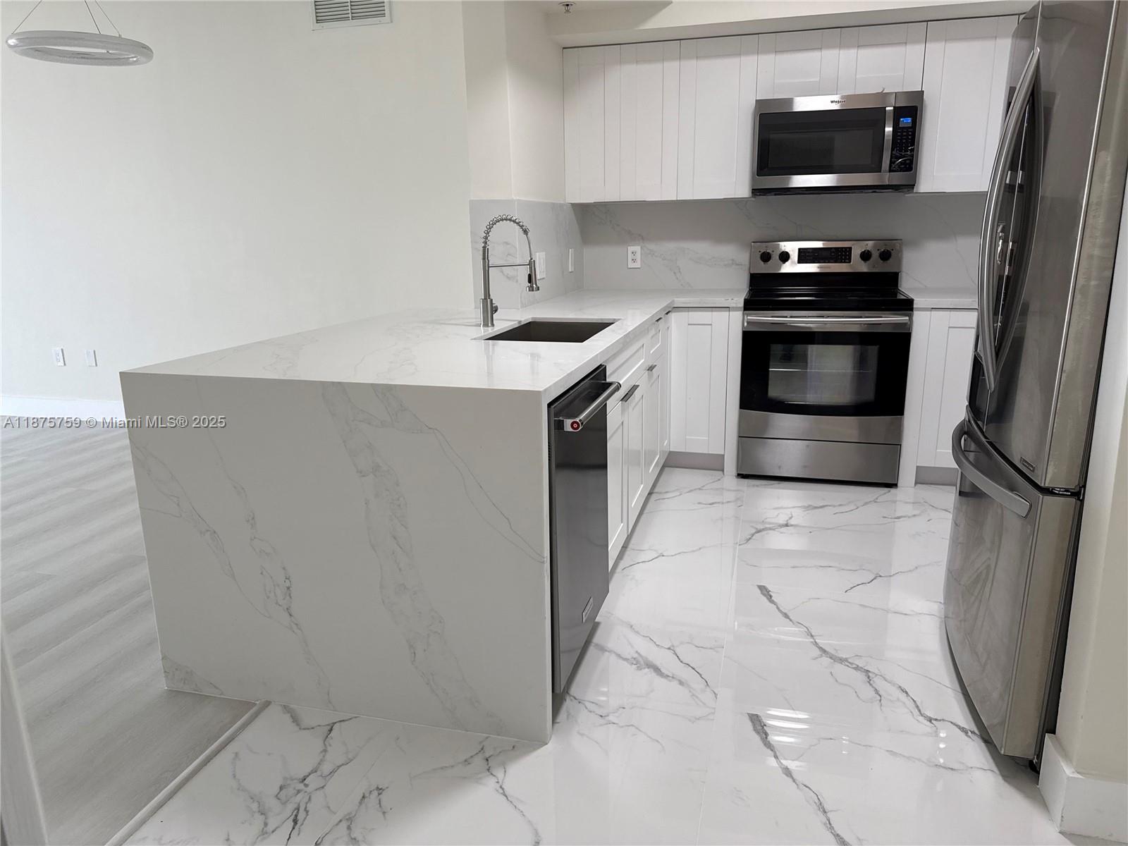 Don't wait, this 100% renovated unit will not last. Brand New Ktchen and Bathrooms with all new flooring and stainless steel appliances. Located on the 15th floor with the best views in the building. This unit has a split floor plan with both bedrooms having expansive closet size. Washer and Dryer in the unit.