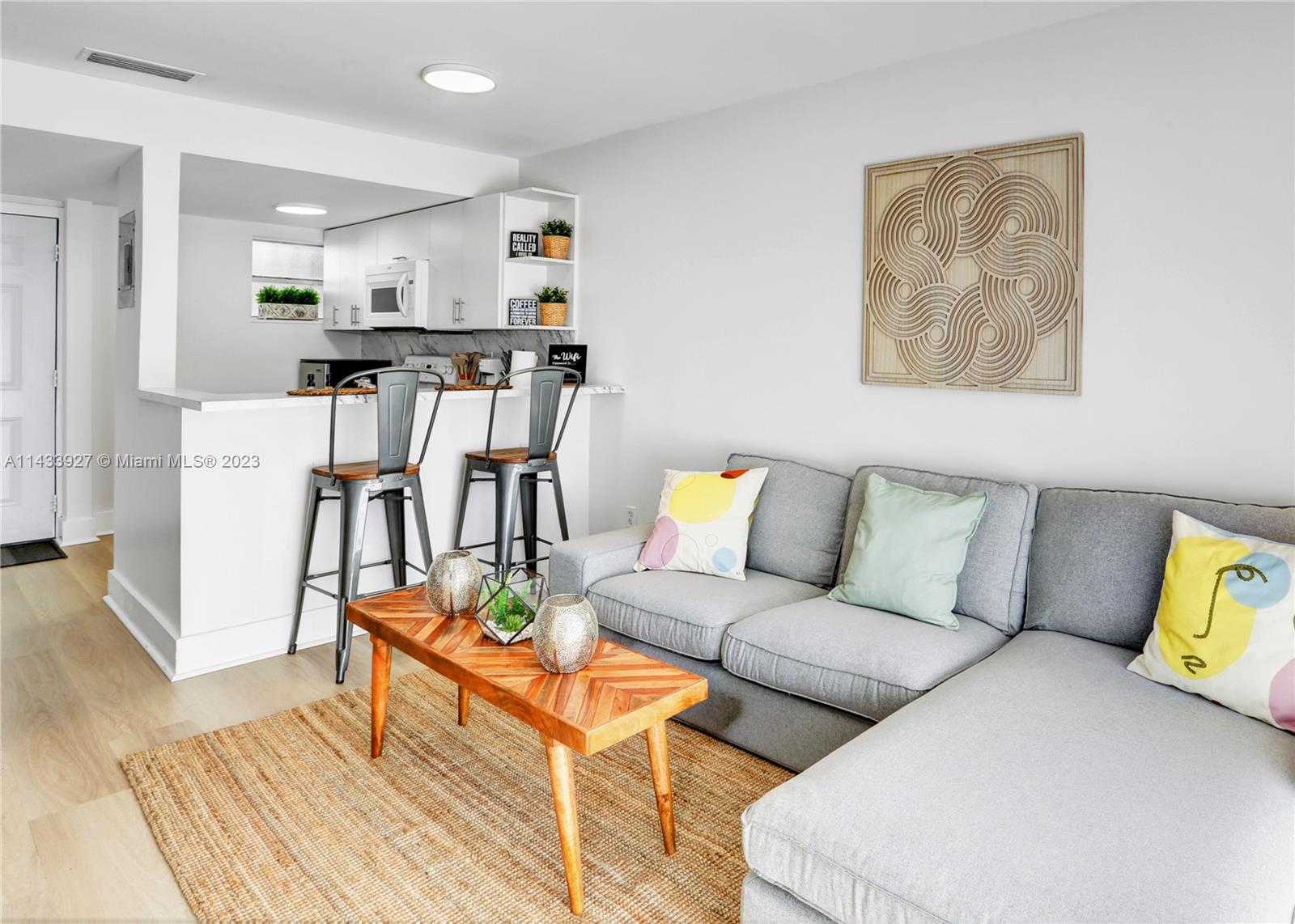 The unit includes:
• Free parking spot for 1 vehicle
• 1 Bedroom with a Queen bed w/ 5-Star Hotel plush mattress & linens.
• Blackout shades for long mornings.
• 1.5 Bathrooms
• 2 ample balconies to enjoy a relaxing evening.
• 1 Ultra HD 4K Smart TV in the living room
• 1 Ultra HD 4K Smart TV in the bedroom
• Fully equipped kitchen with refrigerator, microwave, toaster, oven and coffee machine.
• Kitchen utensils: Dishes, bowls, cutlery, pots/pans, silverware, glasses, cups, coffee mugs, wine glasses.
• Iron/iron board
• Bathroom includes hair dryer and makeup mirror.
• Laundry Unit is available in the same complex, 30 secons away from the unit.