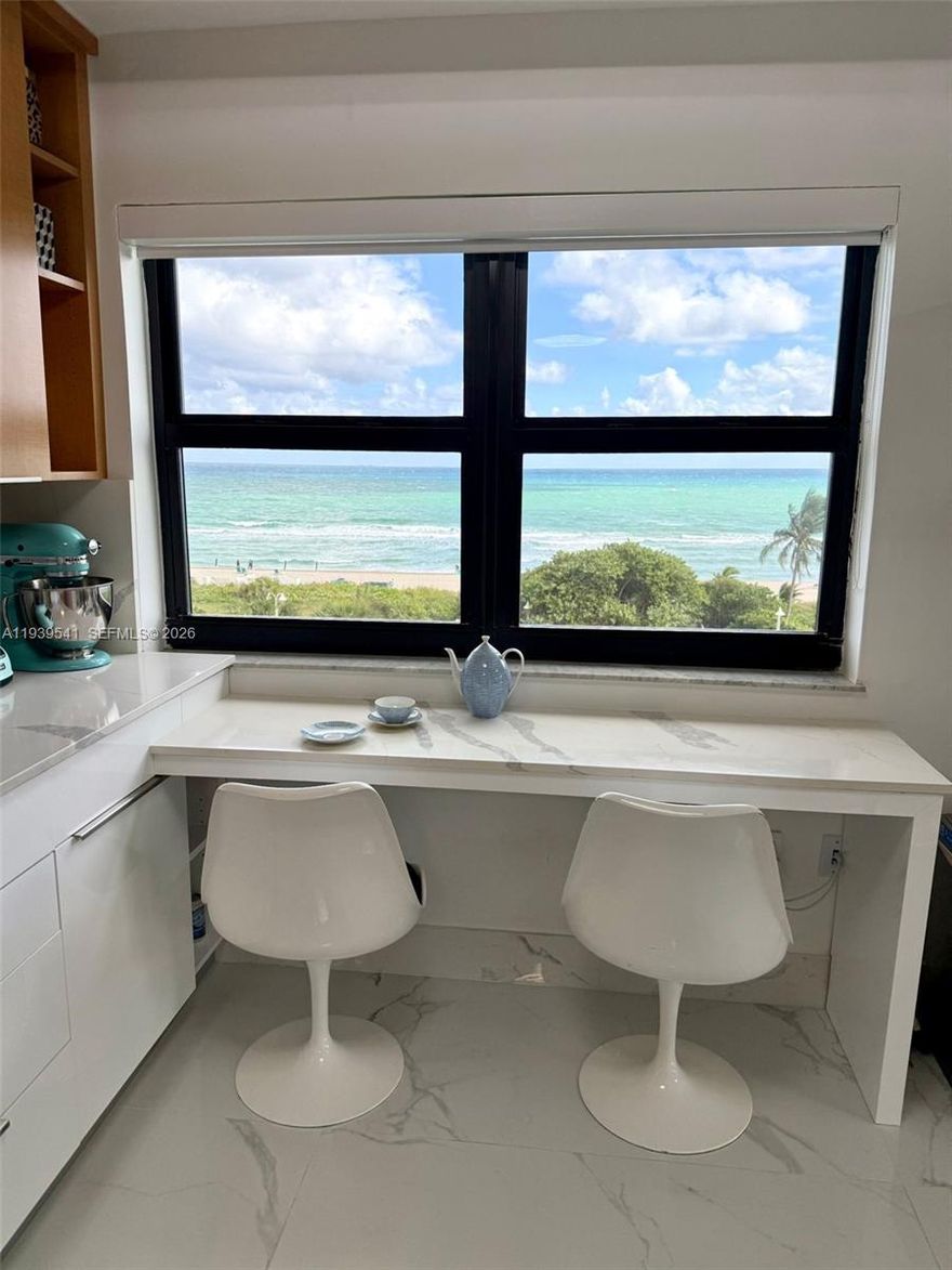 Nestled between the Atlantic Ocean and the Intracoastal Waterway, this Beach House model at The Summit offers nearly 2,000 sq ft of luxury living with direct ocean views from every room. This rarely available 3-bedroom, 2.5-bath residence features an extra-large master suite with an enormous walk-in closet, two deeded parking spaces in a secured garage, and expansive living spaces designed to maximize light and views. Resort-style amenities include two heated pools, two lighted tennis courts, fitness rooms, gas BBQ grills, card room, sauna, game/billiards rooms, bicycle storage, and a private pool-deck restaurant. Located on the Hollywood Broadwalk and minutes from dining and entertainment, this turnkey unit blends coastal elegance with full-service convenience.