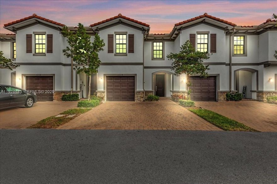 Built in 2020, this modern 3-bedroom, 2.5-bath rental home in the desirable Mediterranea community offers comfort, style, and convenience in a prime Riviera Beach location. The main level features an open-plan kitchen and dining area with bright white walls and ceilings, creating a fresh and inviting atmosphere. A glass sliding door opens to the fenced backyard, allowing natural light to flood the space and providing an ideal spot for relaxing or entertaining. The home is equipped with impact-resistant windows that not only provide enhanced storm protection but also help block outside noise for a quieter, more peaceful living experience. Upstairs, the home offers three well-sized bedrooms, including a primary suite with a spacious walk-in closet, along with a dedicated laundry room for added convenience.

This rental also includes a single-car garage and two additional driveway parking spaces. Residents will enjoy access to excellent community amenities such as a pool, fitness center, and play area. Located just minutes from I-95 and the Turnpike, this property offers quick access to Palm Beach Gardens, Downtown West Palm Beach, and the beautiful beaches of Singer Island. Close to shopping, dining, and everyday conveniences, this home is the perfect blend of modern living and an exceptional location, ready for immediate occupancy.