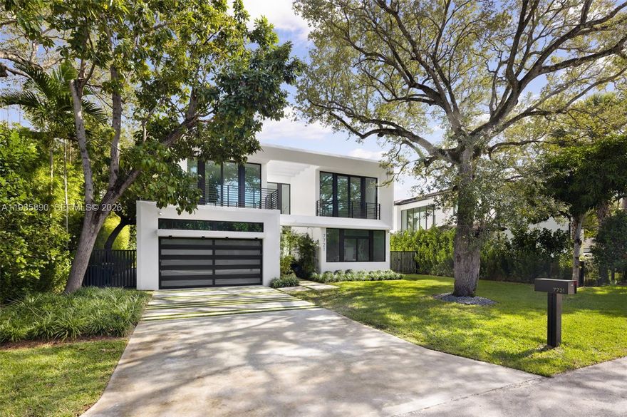 Centrally located in South Miami, this new-construction modern contemporary residence offers exceptional design, scale, and natural light. Featuring 5 bedrooms and 6.5 bathrooms, the home is defined by custom woodwork and a striking double-story living room that creates a dramatic yet welcoming centerpiece. The residence offers a functional and spacious floorplan, beautiful outdoor spaces, and an elevator. The home also boasts a massive rooftop terrace ideal for entertaining, relaxing, or enjoying elevated outdoor living. Thoughtfully designed with clean lines and refined finishes, this light-filled home delivers luxury, comfort, and architectural sophistication.