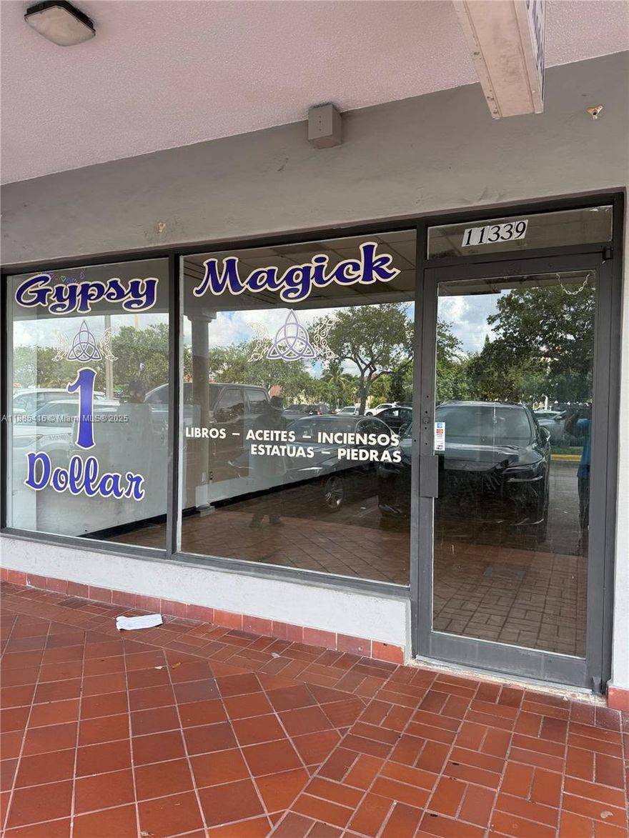 FIRST FLOOR RETAIL SPACE IN FLAGLER SQUARE SHOPPING CENTER UNIT IS A STORE FRONT TYPE UNIT WITH 750 SF AND AN INSIDE BATHROOM. INTERIOR IS DEVIDED INTO OPEN SPACE IN THE FRONT AND PARTIAL WALL FOR THE BACK. PLEANTY OF OPEN PARKING MANY LOCAL SHOPS EASY ACCESS ON FLAGLER STREET. ACROSS FROM THE SOCIAL SECURITY ADMINISTRATION OFFICES. OWNERS LOOKING FOR A 3 YEAR LEASE. RENTAL IS FOR THE FIRST YEAR, SECOND YEAR PLUS CAM.