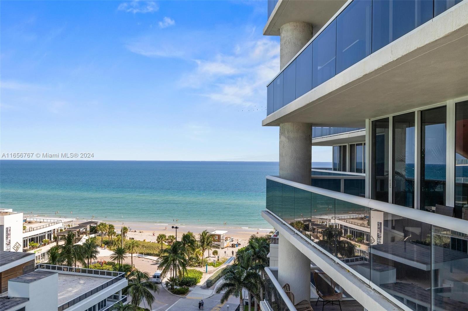 Exquisite Turn-Key Condominium with Ocean and Intracoastal Views. This 2-bedroom, 2-bathroom corner unit offers 1,782 sq. ft. of living space and a 457 sq. ft. wraparound balcony. Features include marble floors, built-in closets, granite countertops, and premium KitchenAid appliances. The master suite has a private balcony, dual sinks, and a separate tub and shower. Resort-style amenities include infinity pools, a full-service spa, a 50,000 sq. ft. ocean-view fitness center, restaurant and bar, beach and pool services, valet, and concierge.
