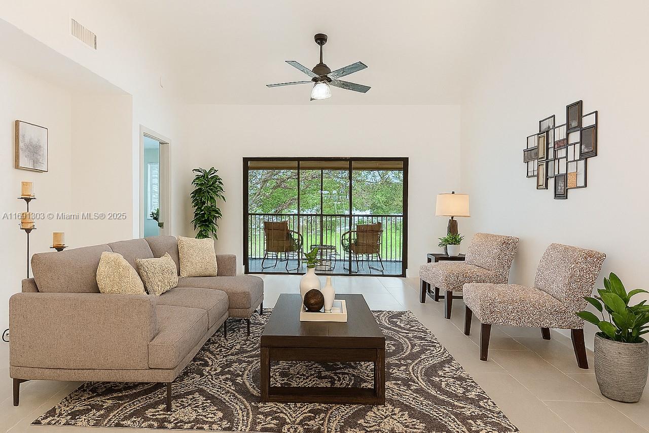 Incredible opportunity to own a beautifully updated 2BR/2BA condo in a 24/7 guard gated community offering tranquil lake views & breathtaking sunsets-at an amazing value! Stylishly updated in 2024 the home features modern upgrades including popcorn ceiling removal, new tile flooring & baseboards, freshly floated & painted walls, sleek ceiling fans, light fixtures, door hardware, wall plates, & A/C vents. Kitchen boasts a new dishwasher & microwave, while renovated primary bathroom adds a touch of luxury. Custom closets & zebra blinds in both bedrooms. Other highlights include A/C(2021), water heater(2020), & osmosis water filtration system. Resort style amenities! The freshly painted front door & private courtyard add to home's welcoming curb appeal. Come see the value for yourself!