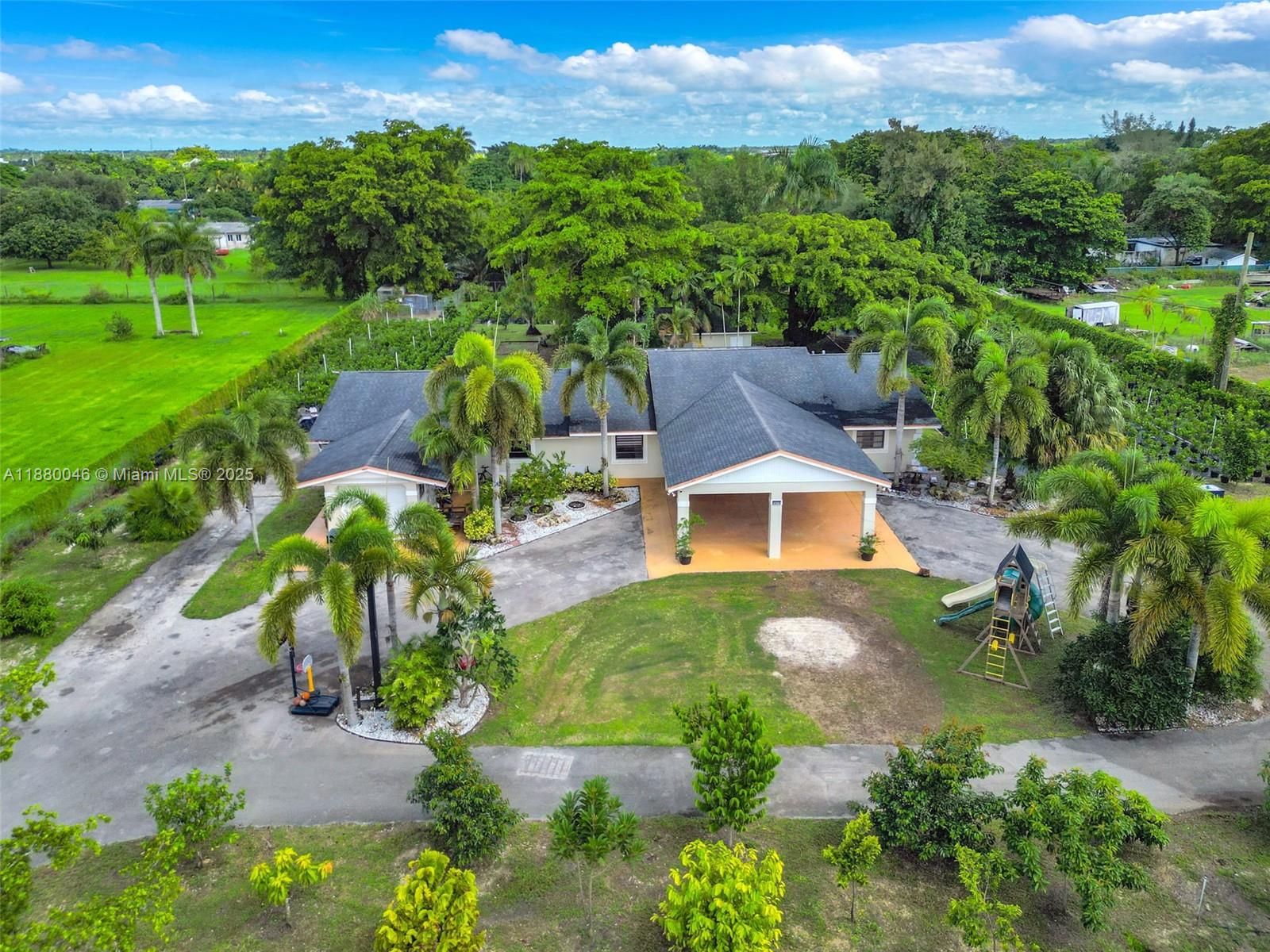 Rare Redland gem on 1.4 acres! Spacious 6 bed, 4.5 bath home + fully remodeled 1/1 detached guest house. Income-producing Clusia business + chicken coop for self-sustained living. Over 50 Fruit Trees ! Perfect to keep as is or for your needs as the entire lot is set up with a new irrigation system! Ideal for multi-gen families, investors, or agricultural use. Property is fully fenced, landscaped, and offers plenty of room for expansion RV , Boat , Truck parking .
Electric utilities have been converted to underground – safer & more visually appealing. Property is located in a peaceful, sought-after area yet close to major roads. Listed below recent appraisal – incredible value with income potential. A must-see!
OPEN HOUSE SATURDAY 9/20 - 12-3PM !!!