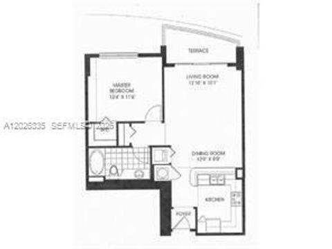 Tiny photo for 31 SE 5th St #705, Miami, FL 33131 (MLS # A12026335)