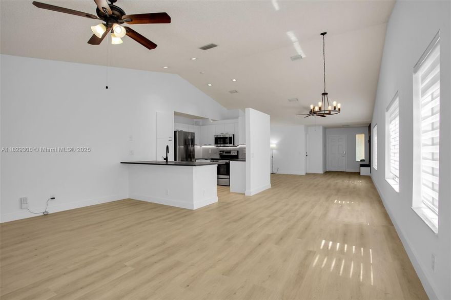 This is your last chance to own a stunning fully renovated 3BR/2BA home w/ pool-front location & park directly across street. EVERYTHING NEW: roof, inverter AC system, tankless water heater, designer flooring throughout, completely redesigned bathrooms, gourmet kitchen w/ contemporary finishes. Smart home features: professional video security system, Rachio smart irrigation, A/C garage w/ refrigerator. Prime location steps to Imagine Charter School & Gator Run Elementary (A+ rated). Effortless I-75 access, wide scenic street, adjacent guest parking. Premium upgrades: state-of-the-art water filtration, custom closet systems, sophisticated designer dining room. Turnkey luxury meets unmatched convenience - resort-style living at its absolute finest!