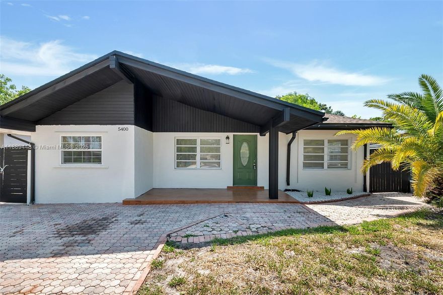 Property is currently tenant occupied! Nestled in this beautiful quiet neighborhood of Oakland Park, centrally located, this home is a must see. This 3bd/2ba home is absolutely beautiful interior, white tiling throughout home, high ceilings and lots of natural light, white kitchen cabinets rose gold hardware, master bathroom with gold hardware, absolutely stunning. Backyard perfect for relaxing and enjoying the sun or big enough to build your own pool! Schedule your showing today, will not disapoint. Roof was installed in 2024.