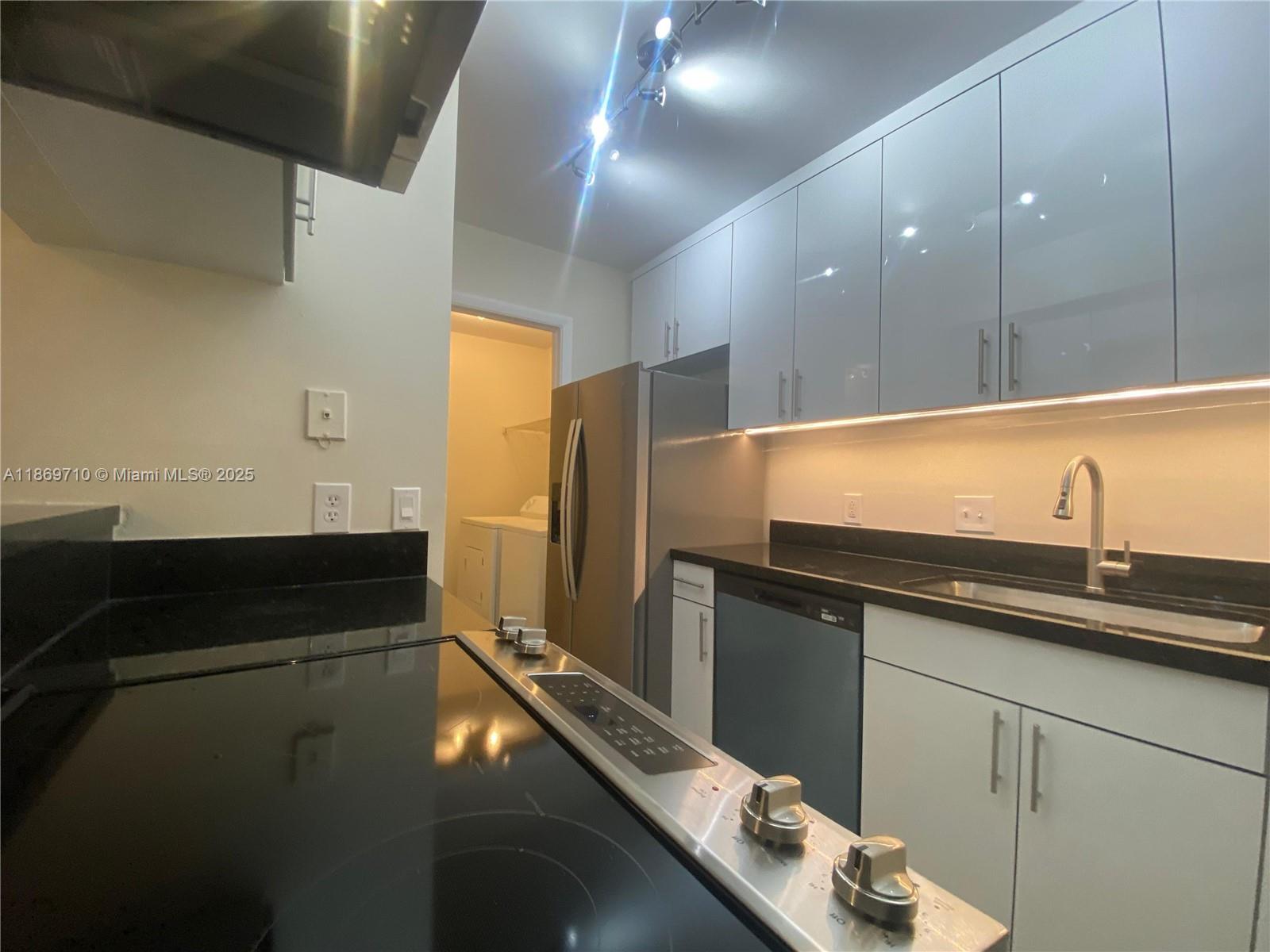 Beautiful, just remodeled 1-bedroom, 1 bathroom unit in the gated community of Palm Aire Gardens. Spacious bedroom apartment on the 1st floor. New flooring, new stainless steel appliances, washer and dryer inside the unit. Amenities: clubhouse, swimming pool, tennis court, walking trail, fitness club. Very close to I-95 and the turnpike, transportation, and commercial hubs are close by. One assigned parking space. Ready to move in!