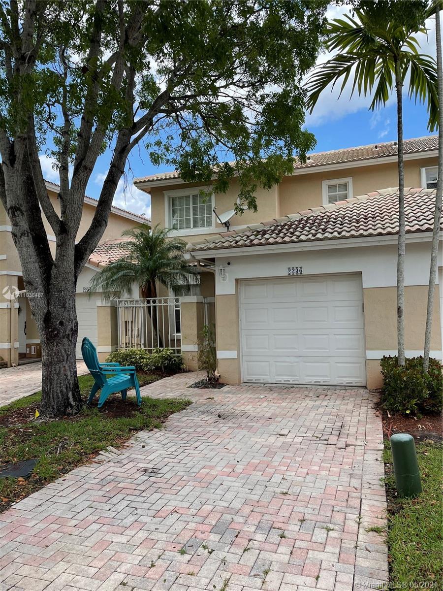 LOOKING FOR A PET FRIENDLY RENTAL THAT IS COMPLETELY REMODELED AND FURNISHED IN PEMBROKE PINES? LOOK NO FURTHER THAN THIS 2 BED, 2.5 BATH TOWNHOME W/1 CAR GARAGE IN THE LANDINGS OF PEMBROKE ISLES!! SPACIOUS KITCHEN W/GRANITE COUNTERS, NEW SS APP, LOADS OF CABINET SPACE. OPEN LIVING RM/DINING RM, MASTER SUITE W/DUAL SINKS, TUB/SHOWER COMBO, LARGE WALK IN CLOSET. 2ND BEDRM AND BATH W/TUB/SHOWER. FULL SIZE W/D. SMART HOME INC VIDEO DOORBELL, THERMOSTAT. FENCED BACKYARD PERFECT FOR ENTERTAINING AND PRIVATE FRONT COURTYARD. RENT INCLUDES BASIC CABLE AND INTERNET. PROPERTY IS BEING PROFESSIONALLY MANAGED FOR ALL MAINTENANCE NEEDS. COMMUNITY AMENITES INCLUDE POOLS, TENNIS, CLUBHOUSE, FITNESS CENTER, GUARD GATE, SECURITY. GREAT LOCATION AND GREAT PROPERTY WAITING FOR A GREAT TENANT!!