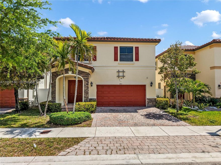 BEST PRICE PER SQ FT IN ARAGON / BELLAGIO VILLAS! 

Unbeatable opportunity to own the best-positioned 5-bedroom home in the highly sought-after community of Aragon. This spectacular corner residence offers 2,759 sq. ft. of living area, representing the absolute best value per square foot for this model and size in the entire complex.  Main bedroom with walking closet and a bath with his and hers vanity. Stand up Shower and bathtub. Other two rooms with private bathrooms.
HIGHLIGHTS OF THIS RESIDENCE:

OPTIMIZED LAYOUT: 5 spacious bedrooms & 4.5 bathrooms. All bedrooms are on the 2nd floor for maximum family privacy. Washer and Dryer in second floor. Open concept kitchen with backyard view and family room.
PREMIUM LOT: Oversized lot with a double-car garage and patio—perfect for large-scale entertaining.
RESORT LIFESTYLE: Located in a 24-hour gated community featuring a luxury clubhouse, pool, gym, and event hall.

PRIME LOCATION: Unmatched convenience with a Charter School on the corner and immediate access to I-75.
Well known school district, mega open mall few blocks away the community with great spots for entertaining.
MOVE-IN READY: Bright, open-concept living spaces with numerous functional and stylish upgrades.
COMMUNITY POOL, GYM, CLUB HOUSE, MONTHLY ASSOCIATION ACTIVITIES.
Whether you are looking for the perfect family home or a high-yield investment, this property stands alone in terms of space, security, and price. It will not last!