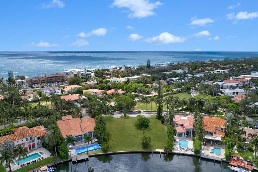 Prime Waterfront Lot in Exclusive Golden Beach Community. Unique Opportunity to build your dream home in the prestigious, guard-gated community. This exclusive neighborhood offers unparalleled security and privacy, perfect for those seeking a serene retreat. 13,094 square feet with 56 feet on the water or combine with the neighboring lot (538 N Parkway) for a total of 26,188 square feet. This prime location is just a short walk from parks and a private beach, ensuring that leisure and relaxation are always within reach. Don't miss the chance to create your custom oasis in one of the most sought-after areas.