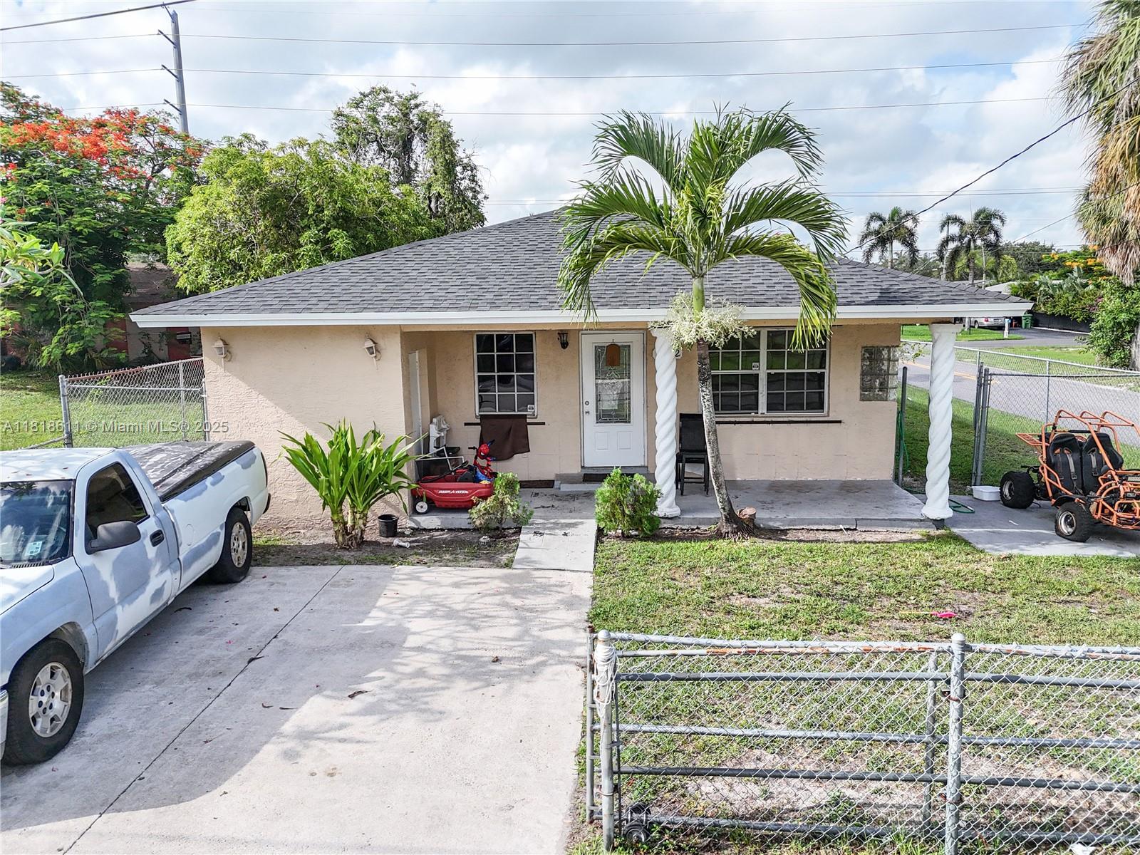 No HOA. Built in 1995. Brand new roof, HVAC (2024), and water heater (2024). True 4-bedroom, 2-bath single-family home with room for a pool.Rented for $2,850/month to a long-term Section 8 tenant (as of August 2025, the government pays $2,810 and the tenant $40). Property will be vacant on September 30, 2025, with potential rent $3,066/month. Ideal for primary residents or investors. Exclusive Incentive for primary and investors: save 1.5 points on your rate with my lender (e.g., 6.5% drops to 5%). Primary residents enjoy free appraisal and fully covered mortgage insurance—no 1st-time buyer requirement! Current management company available for a seamless transition. Please do not disturb tenant or knock on the door!