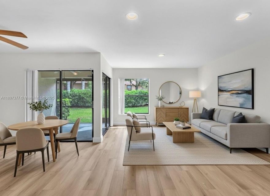 Step into this beautifully updated 3BR/2.5BA townhouse offering 1,547sqft of stylish living in a highly sought-after Coconut Creek community. The kitchen features rich wood cabinetry, granite counters and backsplash, and stainless steel appliances, seamlessly flowing into the open living and dining areas—perfect for entertaining. Upstairs, the spacious primary suite provides comfort and privacy, while both bathrooms boast brand-new, never-used shower tile. Enjoy Florida living year-round with a screened patio—ideal for relaxing or outdoor dining. Seller financing available. Seller requests the use of Capital Abstract for title services.