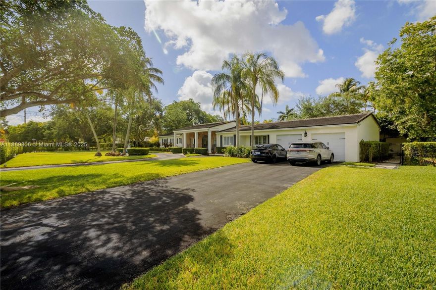 Discover this rare opportunity in Sunset View! This elegant 4-bedroom, 3-bath residence sits on an oversized 0.65-acre lot (28,371 sq ft), offering privacy and space in one of Miami’s most desirable neighborhoods. The home features 4,148 sq ft of living area, updated finishes, a private pool, and expansive terraces for entertaining. A fully equipped and furnished guest house adds flexibility for family, visitors, or rental income. Ideally located near top schools, Coral Gables, South Miami, and Dadeland, this property is a true gem for buyers seeking luxury, space, and long-term value in Miami.