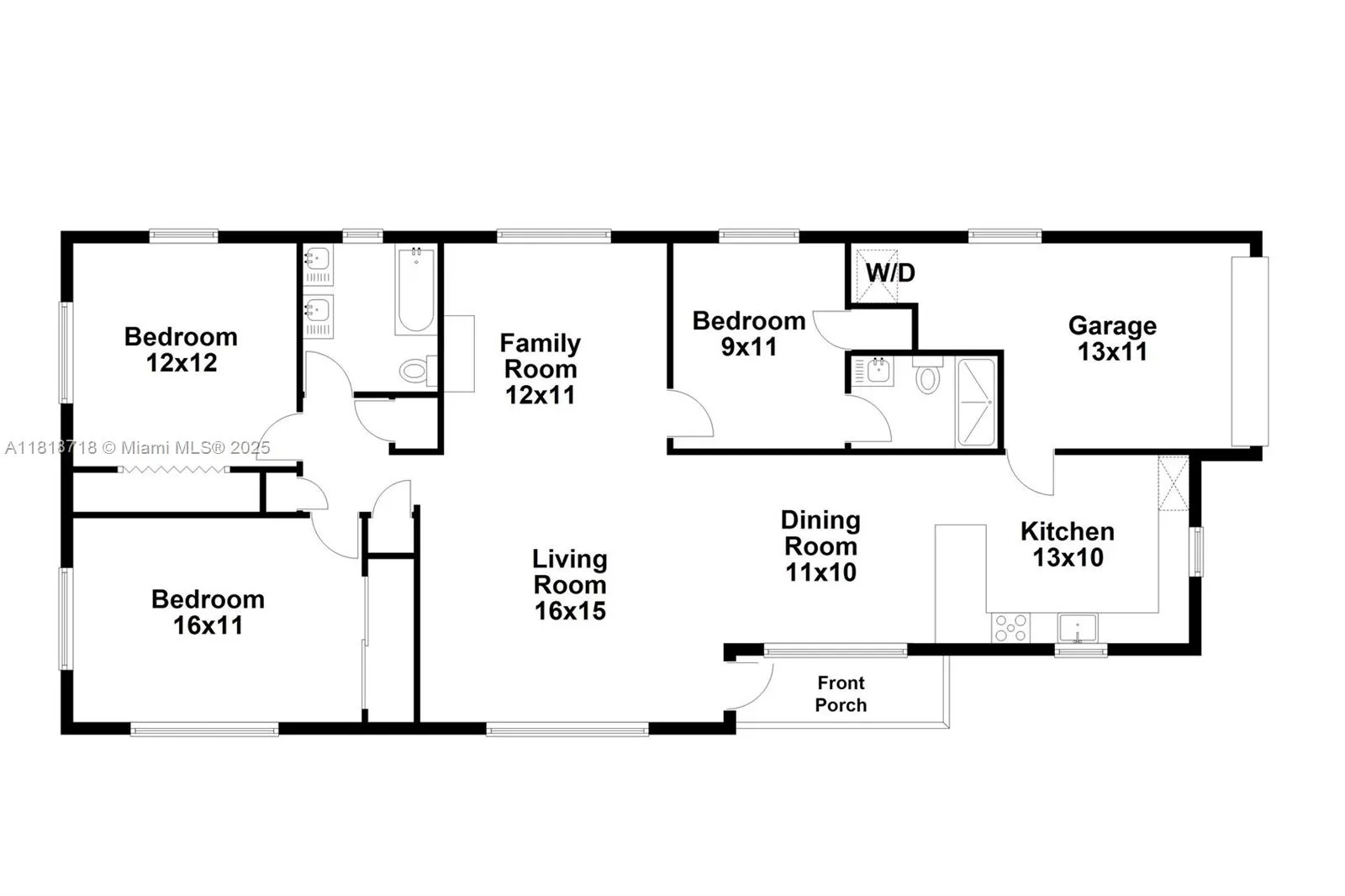Coral Gables, Florida 33134, United States, 3 Bedrooms Bedrooms, ,2 BathroomsBathrooms,Residential,Active,148902