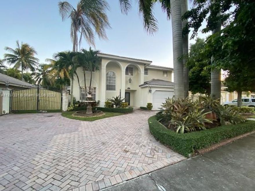 Come check this beautiful 4/3 in the prime community of Garden Hills. Great neighborhood. This home has a great floor plan perfect for enjoying family and entertaining. One bedroom/office and full bath located on the first floor. Huge Master Bedroom has His and Hers walk in closets and beautiful spa like bath. Lush tropical landscaping and inviting swimming pool with full cabana bath. Furnished rental only.  Can be rented seasonally. Easy to show on Lock Box.