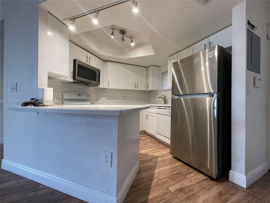 Conveniently located in the City of Doral, this first-floor unit offers 1 bedroom and 1 bathroom with easy access and a comfortable layout. The unit includes storage and washer and dryer for added convenience. Residents enjoy access to community amenities including four swimming pools, four tennis courts, and fitness center. Prime location close to shopping, dining, major highways, and top Doral attractions. Available now. Price is firm.