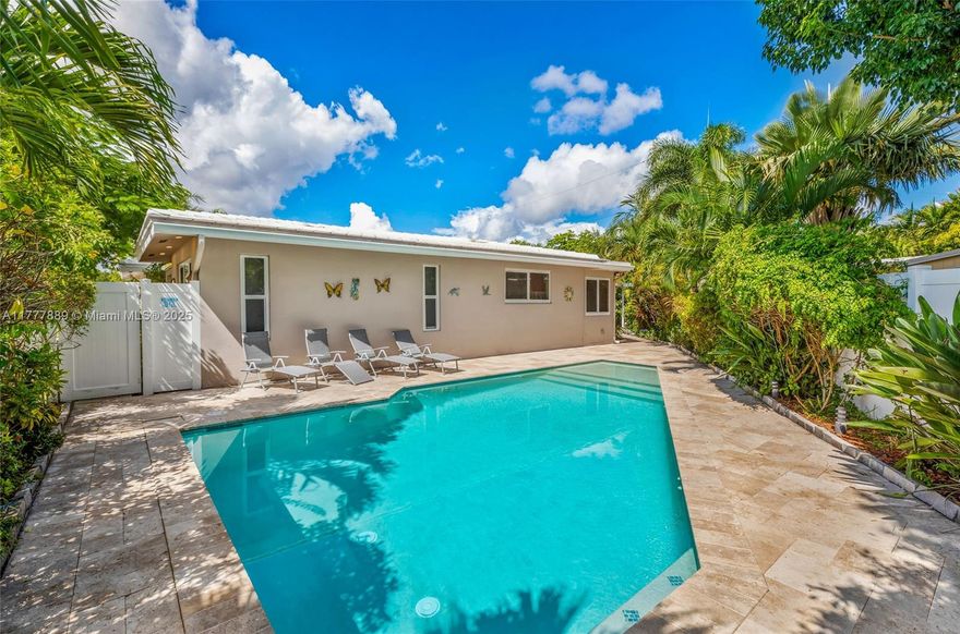 Escape to Your Private Oasis! This fully updated 4-bedroom, 2-bathroom home Situated on a corner lot and features 2-car garage and large laundry room, Impact windows and tile roof with 15 years remaining of useful life, providing significant insurance discount , Split layout featuring spacious living and family rooms, ideal for comfortable living and entertaining, Updated interior and exterior, offering a modern and cozy atmosphere, backyard is a serene retreat, surrounded by trees and plants, with a separate area featuring a heated pool, Prime imperial Point location surrounded by top-rated schools, shopping, and dining.