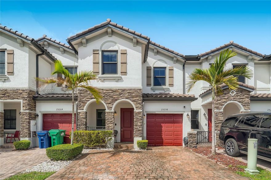 Beautiful townhouse located in the well-kept gated community of Artesa by Lennar.  The unit features Low-E energy efficiency glass IMPACT WINDOWS & DOORS and crown molding throughout.  The kitchen includes a sizable island, quartz countertops, glass mosaic backsplash, and stainless-steel appliances.  The patio is covered and great for enjoying breathtaking lake view sunsets and entertaining guests.  Association amenities include a clubhouse with pool, gym, playground, plenty of green space, pet friendly, and pavilions for events.
