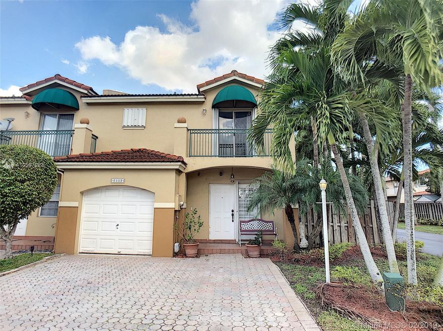 Lovely & spacious 3 bedrooms + office, 2.5 bathroom corner townhome for rent in Sailboat. Light & bright, freshly painted and meticulously maintained. Garage converted to office + storage. Covered patio area + plenty of green area for kids to play and entertain with built in fence. Community offers a pool with small clubroom. Located steps to shopping, schools, Walmart, transportation and more. Perfect family home.