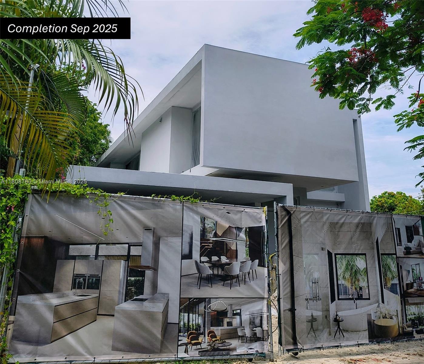 Located in The Roads—one of Miami’s most charming, tree-lined neighborhoods—this newly built modern home offers timeless design, open-concept living, high ceilings, and exceptional quality. 6123 total SqFt. Just minutes from Brickell, Downtown, the beaches, and the airport, it combines serenity with unmatched convenience. Enjoy rooftop views of Brickell’s skyline from your private hot tub, weekend BBQs by the pool with a built-in pizza oven, and the serenity of a soaking tub. Featuring smart appliances, custom-made closets, smart toilets, chef-worthy professional kitchen, this home is surrounded by top schools & hospitals. The Roads is a quiet, low-traffic area undergoing rapid transformation, making it a rare opportunity to own a beautiful home & a sound investment.
Completion Sep '25